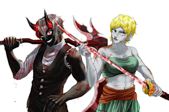 draw your anime character or oc in my style
