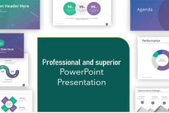 create professional powerpoint presentation slides design