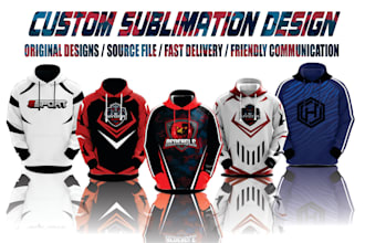 design  esports jersey shorts hoodie sublimation design