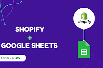 integrate your shopify site with google sheets