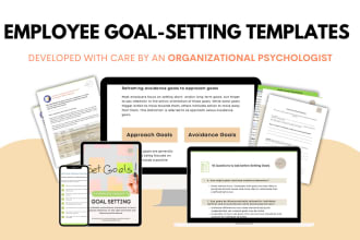 craft ready made employee goal setting templates