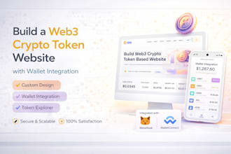 build a web3 crypto token website with wallet integration
