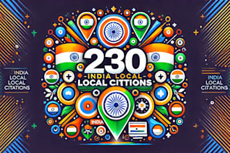 do 230 india local citations and directory submissions india local listing