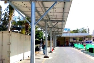do car parking solar structure shed drawings