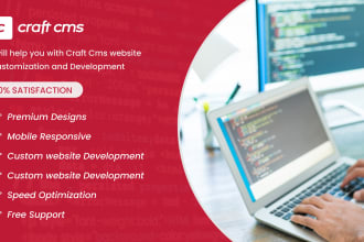 develop craft cms website using twig template for you