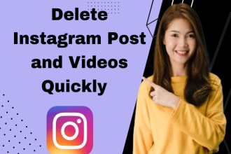 delete instagram post and videos