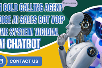 ai cold calling agent, voice ai sales bot, voip, ivr system, vicidial ai chatbot