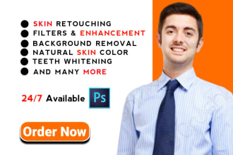 do beauty retouch, cosplay photo editing and natural retouching