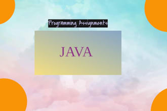 solve java assignments for you