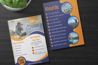 design professional flyer, brochure, poster or leaflet