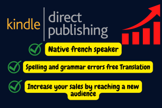 translate your KDP book into fluent french