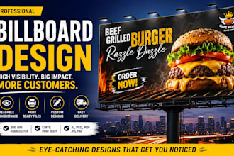 design modern signboard, billboard and business signage