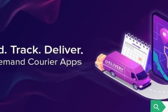 create delivery, courier, shipping, logistics, on demand app