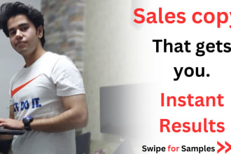 craft high converting sales page copy and landing page copy with copywriting