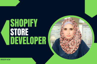 build a passive income shopify store website or dropshipping website