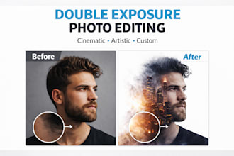 create stunning double exposure photo effects and creative photo edits