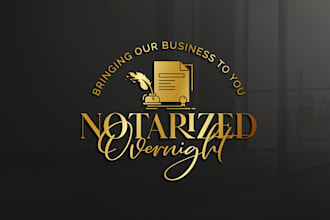 design elegant notary logo