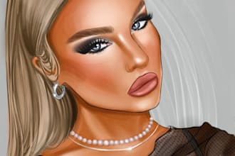 draw your stylized portrait in my own unique style