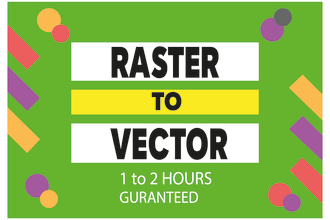 recreate,redraw artwork,rebuild,resize,update,redo logo, edit image to vector