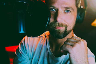 narrate your audiobook in an english speaking male voice