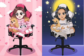 custom twitch, gaming, custom e sports profile logo