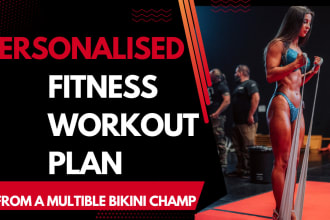 write you a personalized meal plan and workout plan