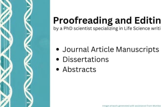 proofread and edit your academic journal manuscript