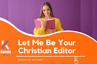 do christian book editing, be your proofreader and book editor