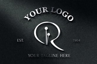 design handmade, crochet, knitting, needles, sewing, and craft logo