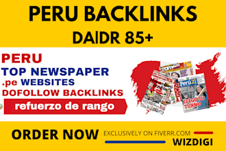 do peru SEO with high authority dofollow peruvian backlinks for google rankings