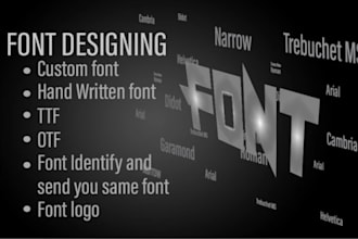 do custom font, signatures and font logo