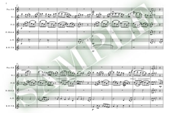 be your orchestral copyist
