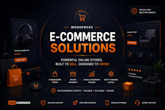 develop an ecommerce with wordpress