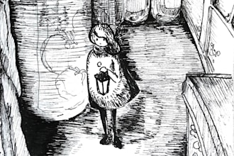 make a fineliner illustration of anything you want