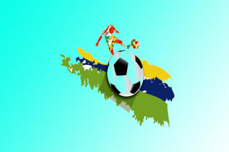 make a high quality bolivian football logo for you with new concept