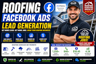run roofing facebook ads for lead generation