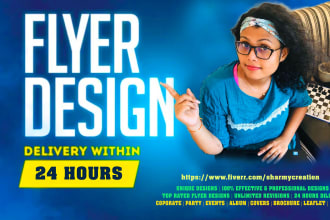 design professional flyer, poster, brochure or leaflet for any event