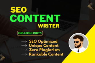do SEO article writing, content writing or blog post writing
