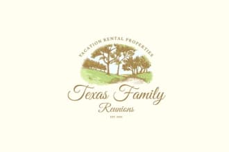 design genuine genius nice texas ranches logo