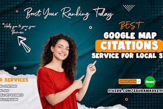 10,000 google maps citations for gmb ranking and local SEO