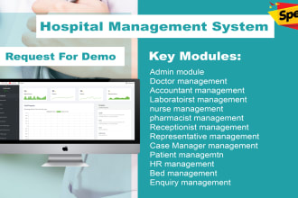 provide hospital erp web application