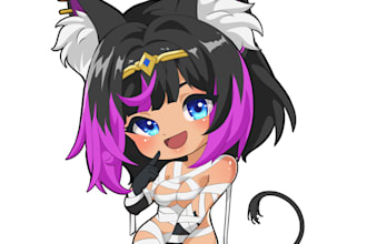 draw any character in cute chibi style for you