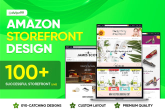 design and create professional amazon storefront or brand store