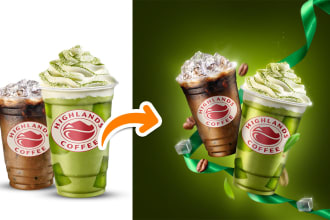 make product manipulation and product retouching