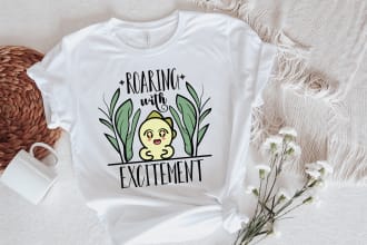 make cute kawaii animal drawing for your merch