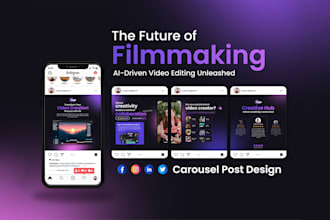 design creative social media post design, facebook ads