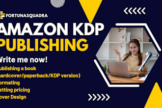 format, publish your book on amazon and kindle KDP