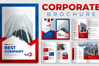 design business brochure, magazine or company profile