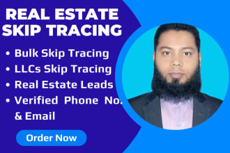 do accurate bulk skip tracing for real estate leads