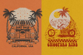 make a retro vintage outdoor badge design for a t shirt or logo